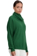Baby Alpaca dames kasjmier pullover met kol tanis green leaf 4xl